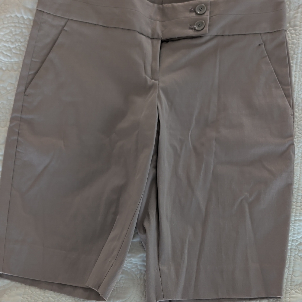 The Limited Women's Taupe Bermuda Shorts